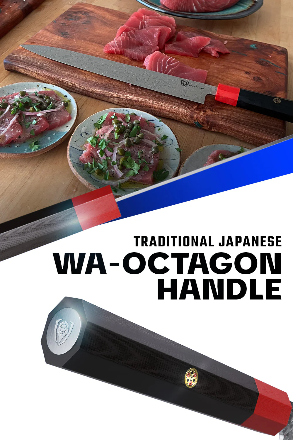 Yanagiba & Sushi Knife 10.5" | Single Bevel | Ronin Series | Dalstrong © - Image 4