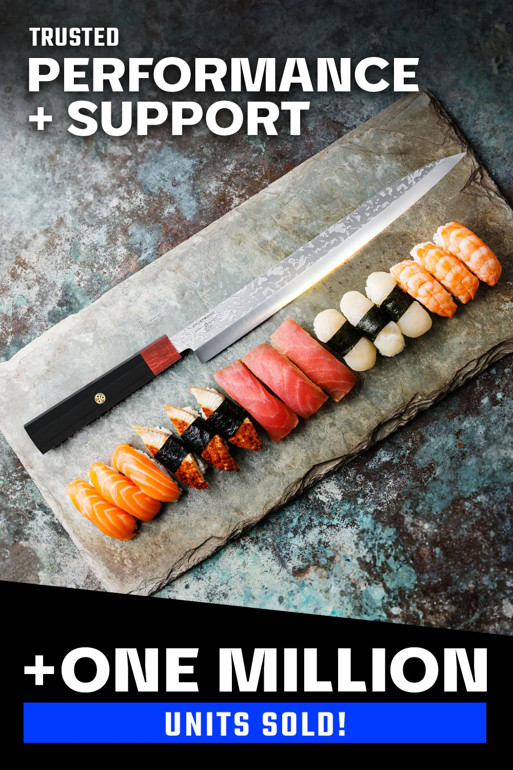 Yanagiba & Sushi Knife 10.5" | Single Bevel | Ronin Series | Dalstrong © - Image 6