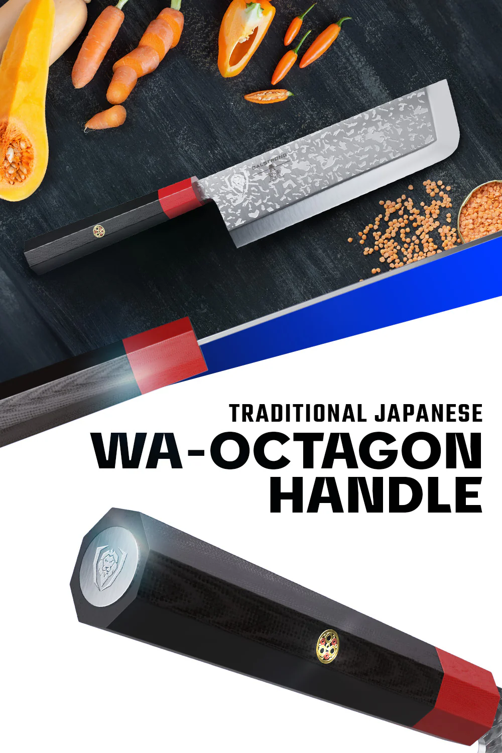 Usuba Knife 7" | Single Bevel | Ronin Series | Dalstrong © - Image 5