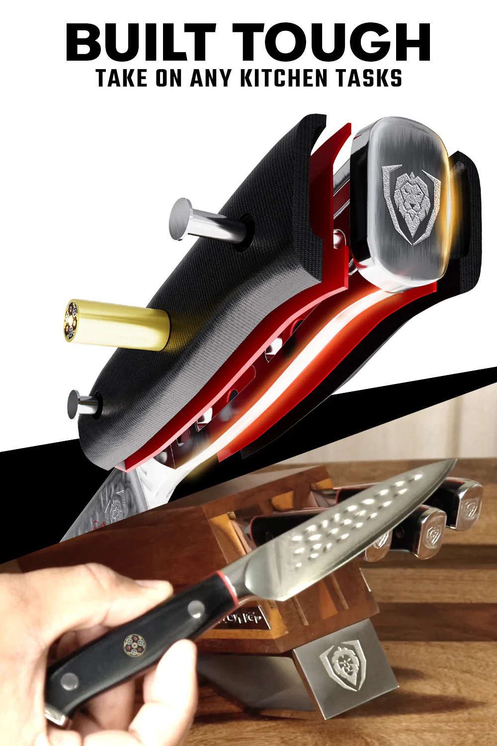 5-Piece Knife Block Set | Shogun Series | ELITE | Dalstrong © - Image 5