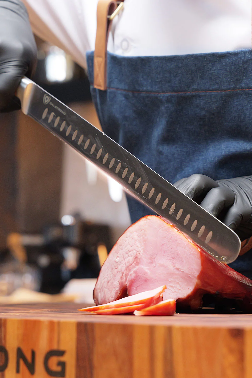 Slicing & Carving Knife 12" | Olive Wood | Gladiator Series | Dalstrong © - Image 9