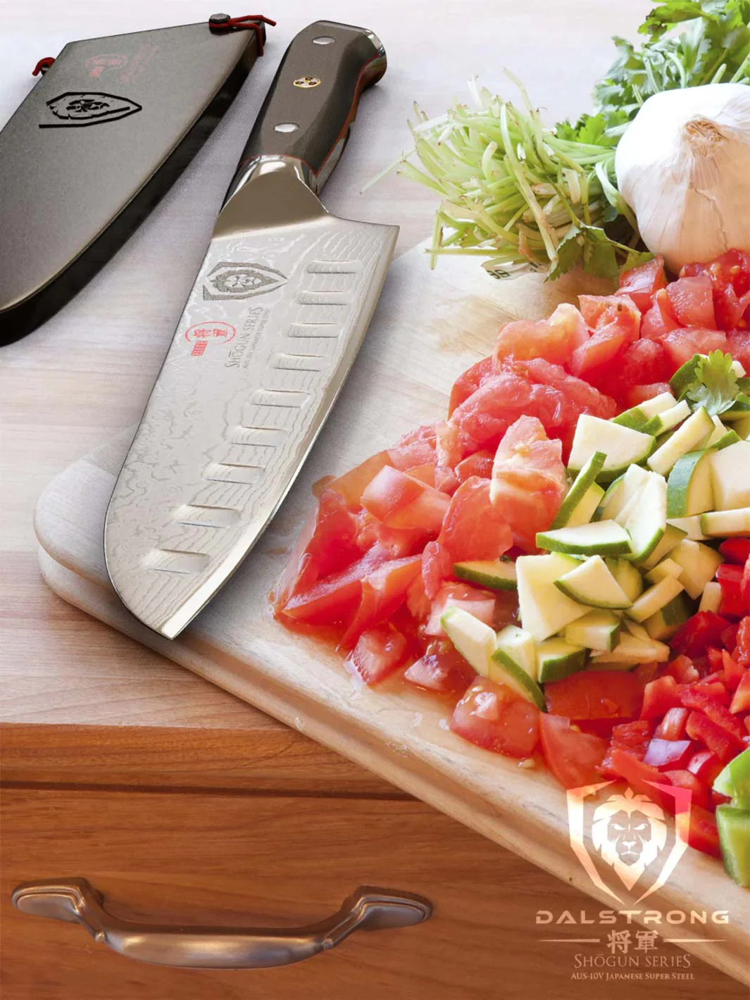 Santoku Knife 7" | Shogun Series ELITE | Dalstrong © - Image 8
