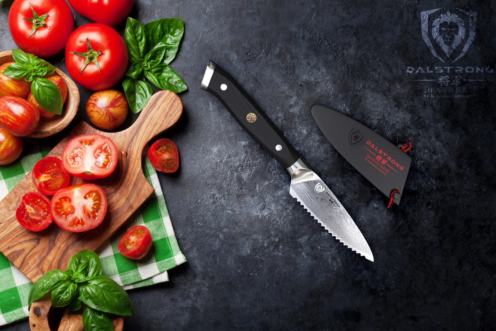 Serrated Paring Knife 3.5" | Shogun Series ELITE | Dalstrong © - Image 9