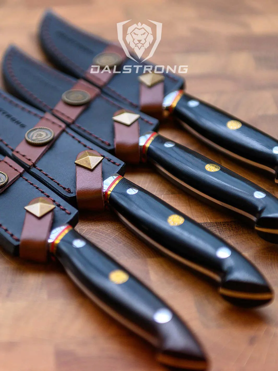 Steak Knife Set - 4 Piece | 5" Blade | Centurion Series | Dalstrong © - Image 7