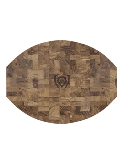 Corner Cutting Board | Natural Teak Wood | Dalstrong © - Image 2