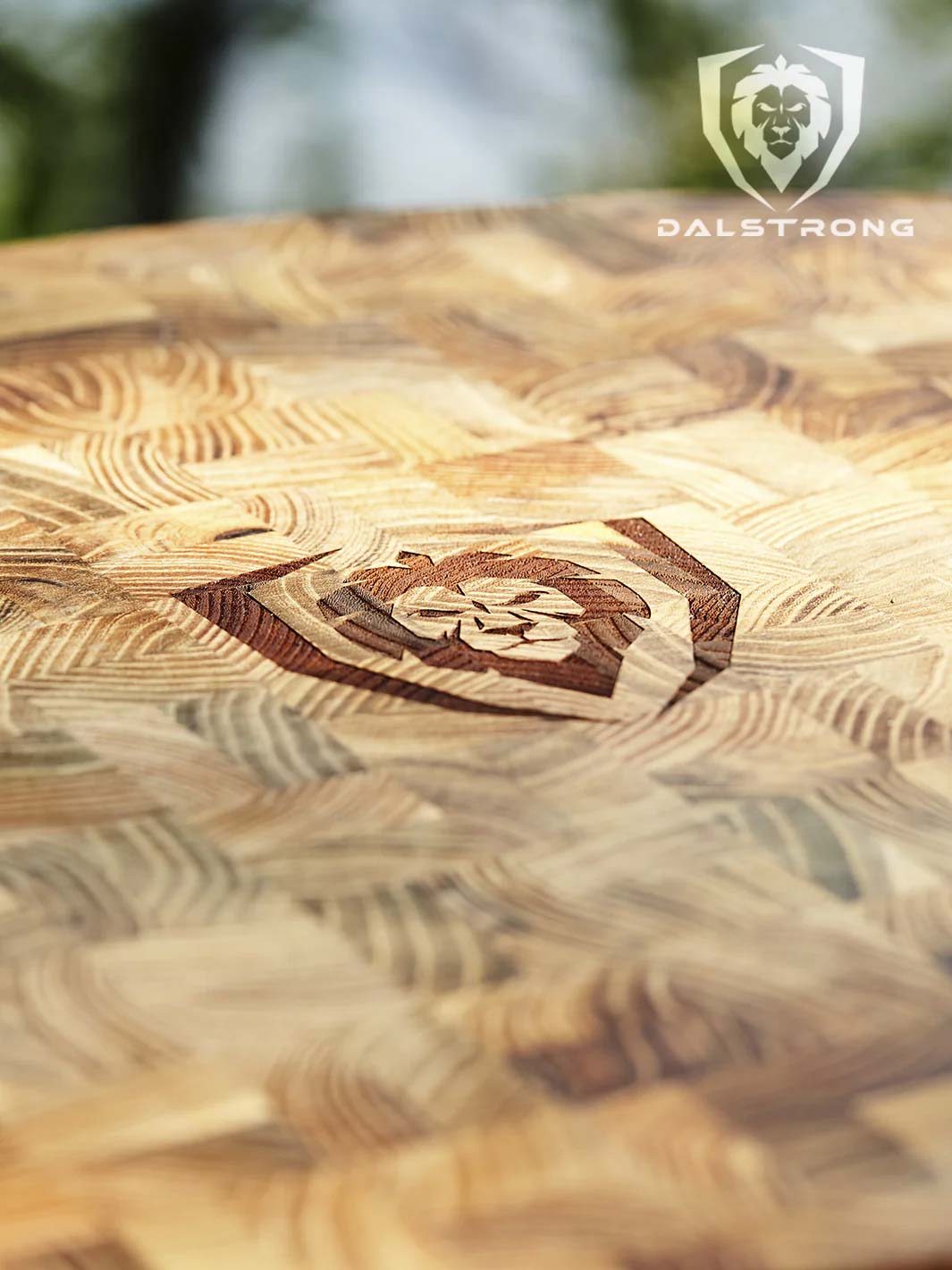 Corner Cutting Board | Natural Teak Wood | Dalstrong © - Image 8