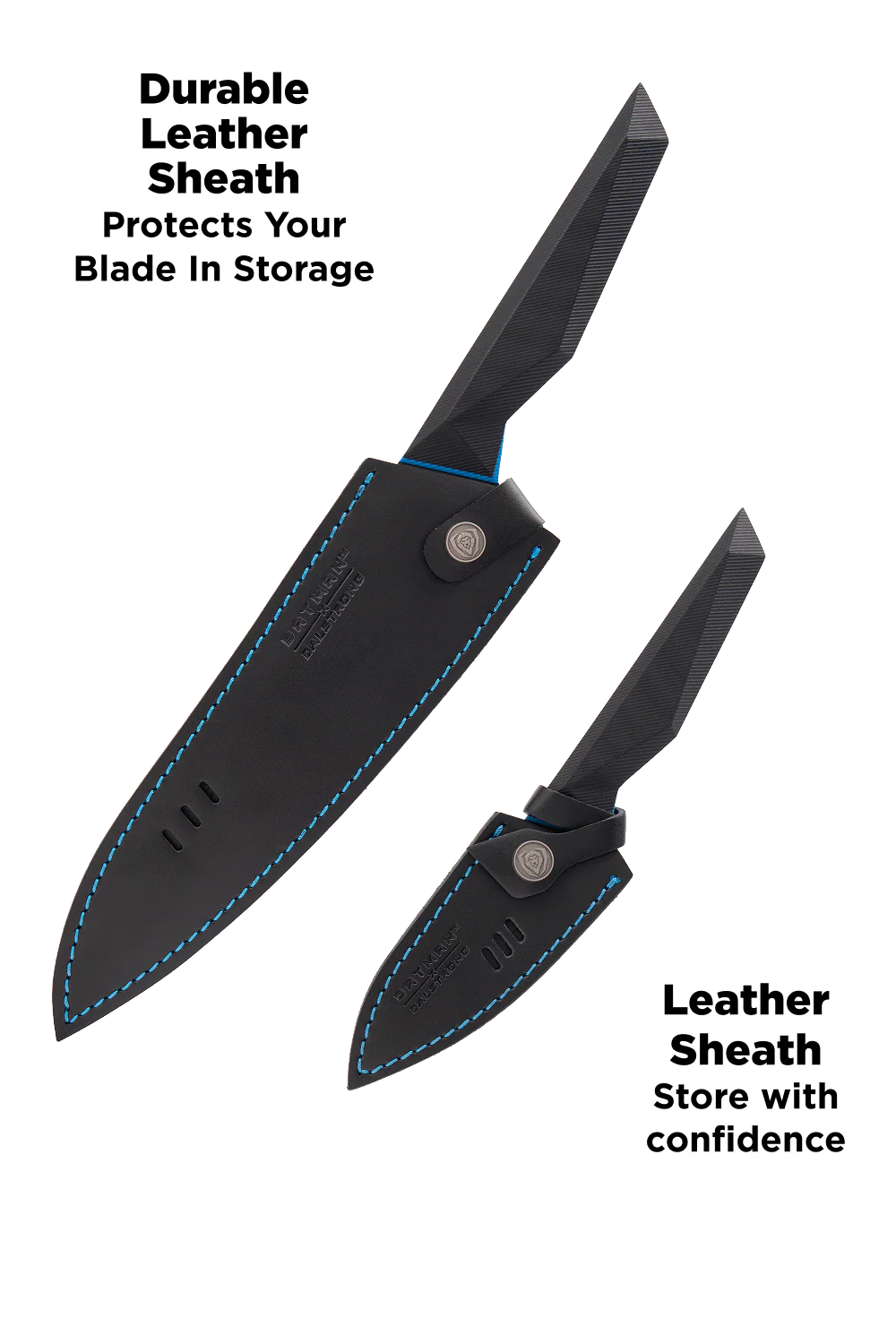The Batman™ Bundle | 8" Chef Knife + 4" Paring Knife + 7" Ulu Knife - Image 8
