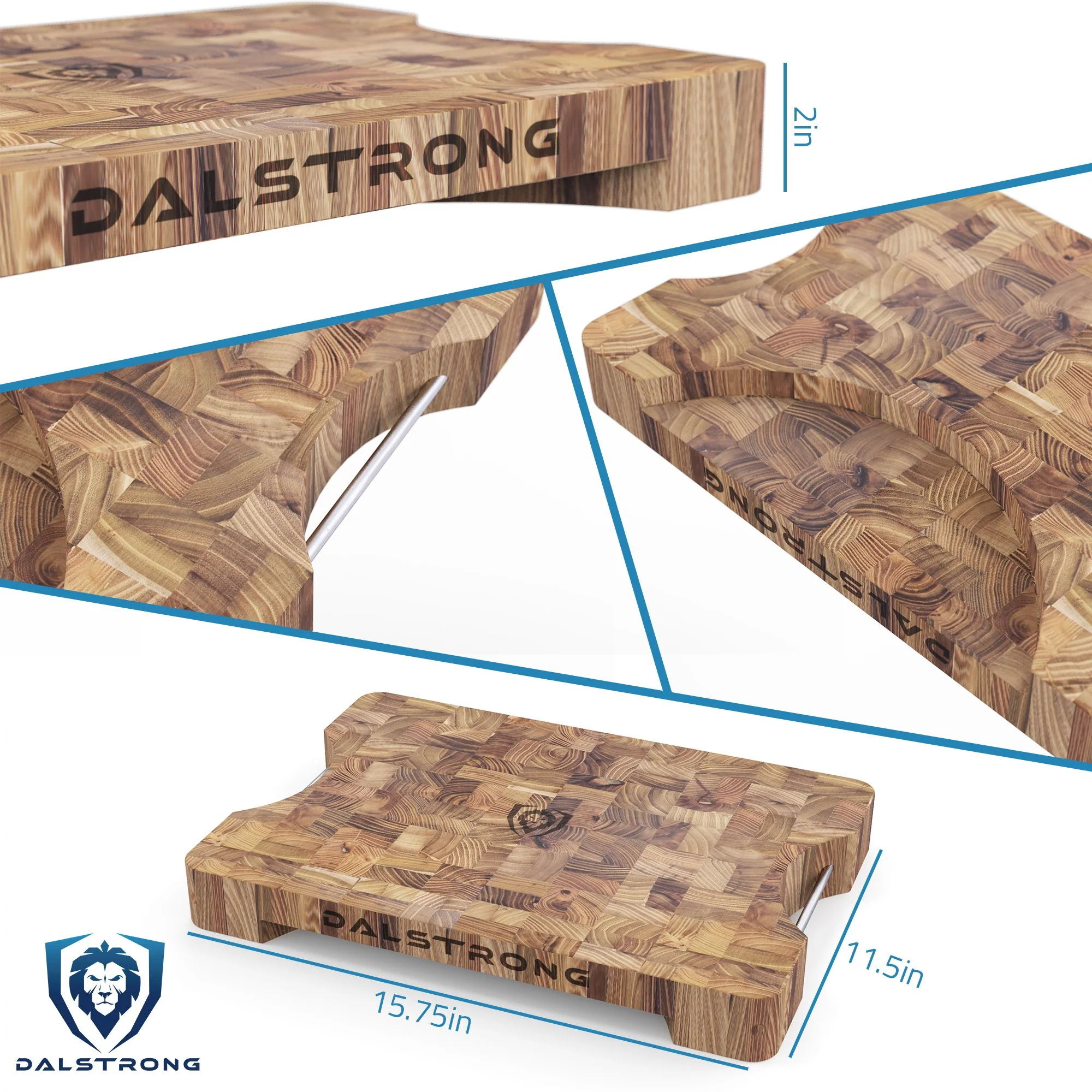 The Gladiator Bundle |  18-Piece Colossal Knife Set + Lionswood Teak Cutting Board - Image 10