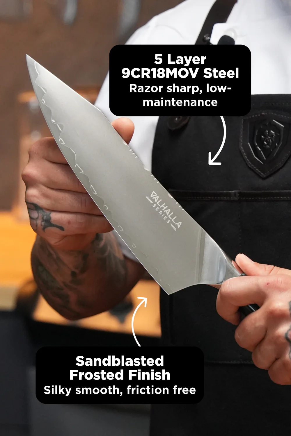 Chef's Knife 8" | Valhalla Series | Dalstrong © - Image 6