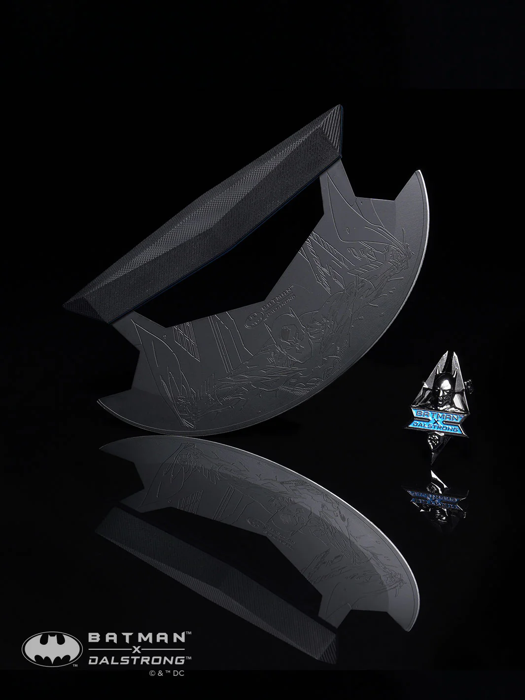 Ulu Knife 7" | BATMAN™ Edition | Shadow Black | Dalstrong © - Image 8